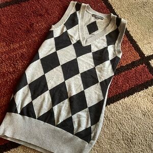 Argyle sweater vest